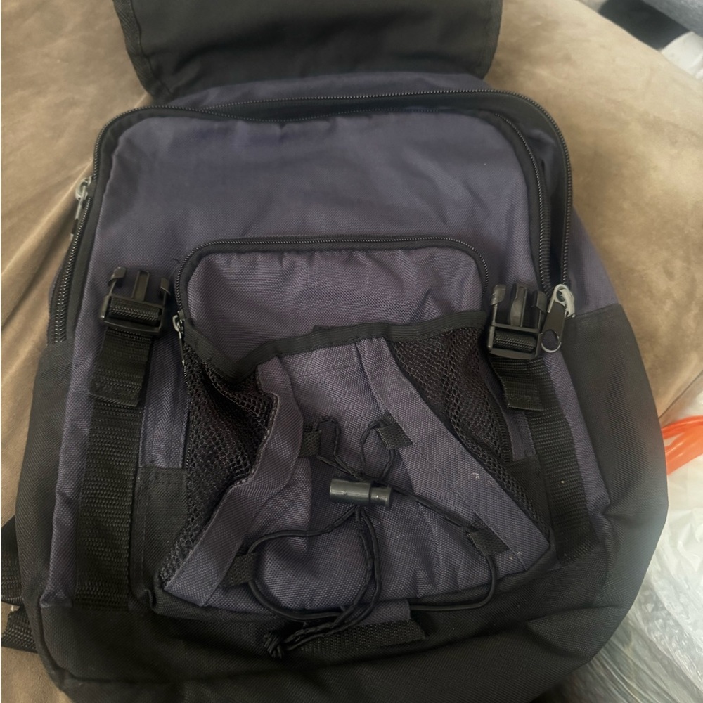 Disney Mickey Mouse Navy and Black Backpack - Picture 2 of 5